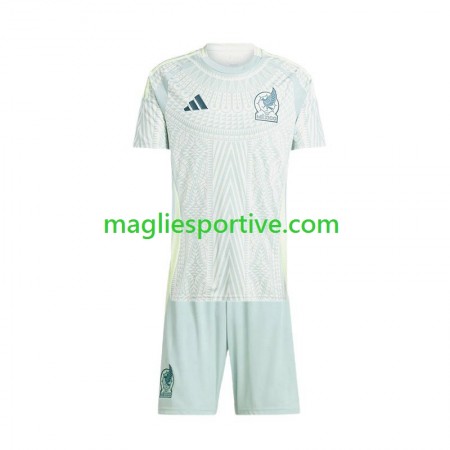 Completo Calcio Messico Copa America Bambino Divisa Trasferta 2024